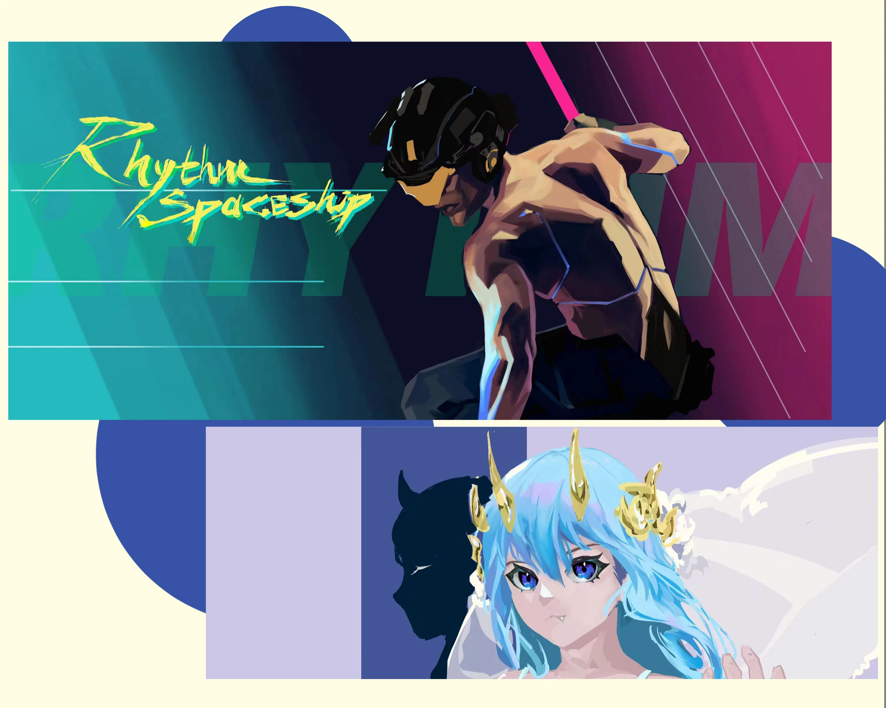 《Rhythm Space》角色立绘
